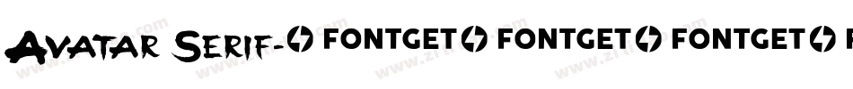 Avatar Serif字体转换